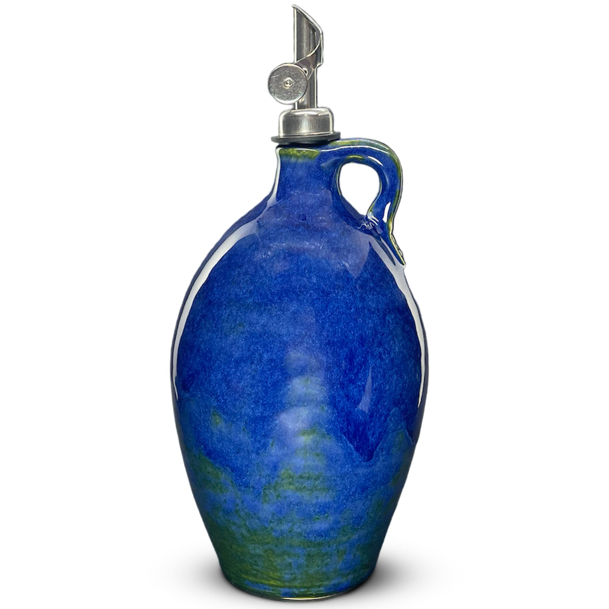 Handmade Olive Oil Cruet Denim 750ml Olive Oil Co.