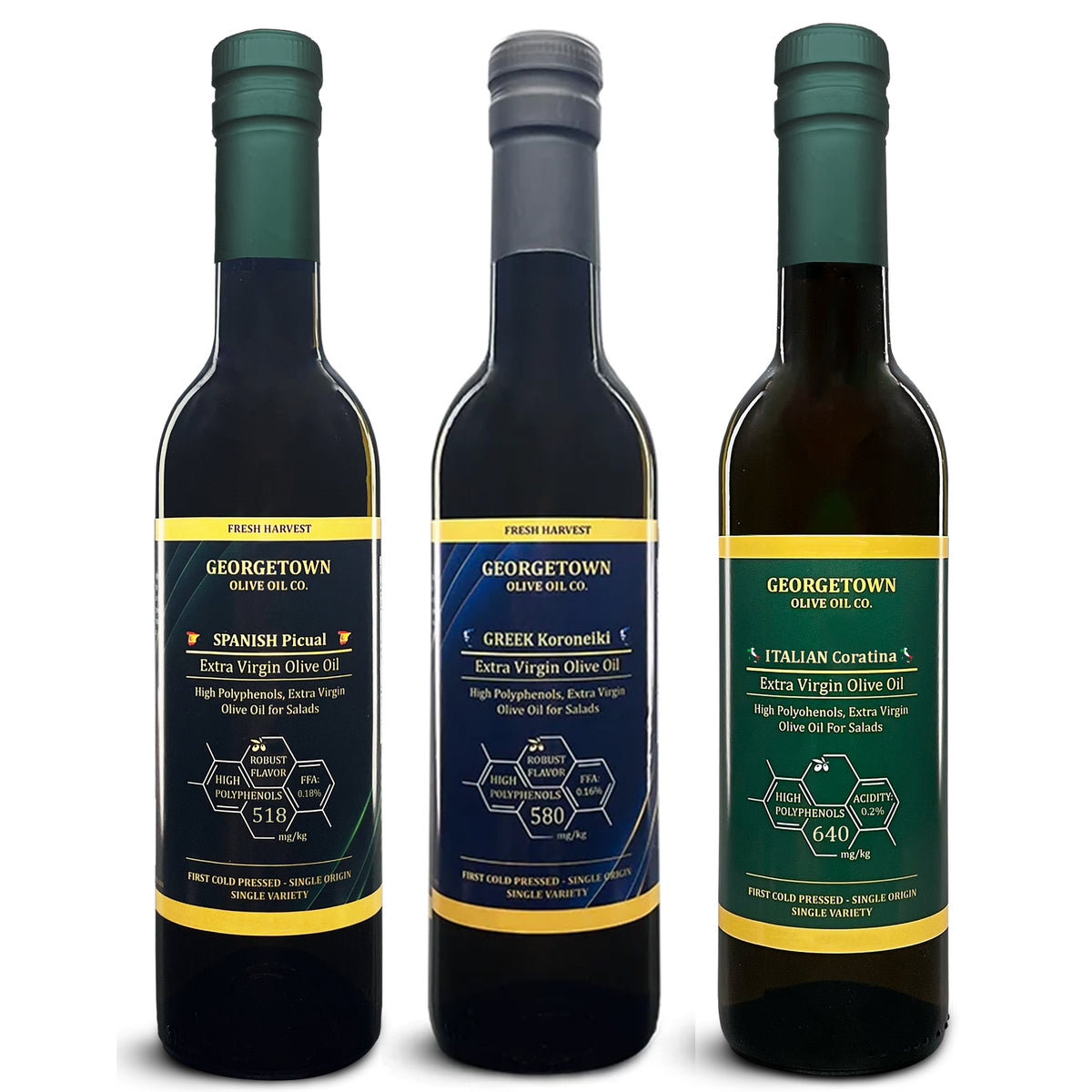 Extra Virgin Olive Oil TRIO | Georgetown Olive Oil Co.