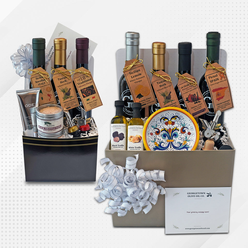 build your own gift basket georgetown olive oil co