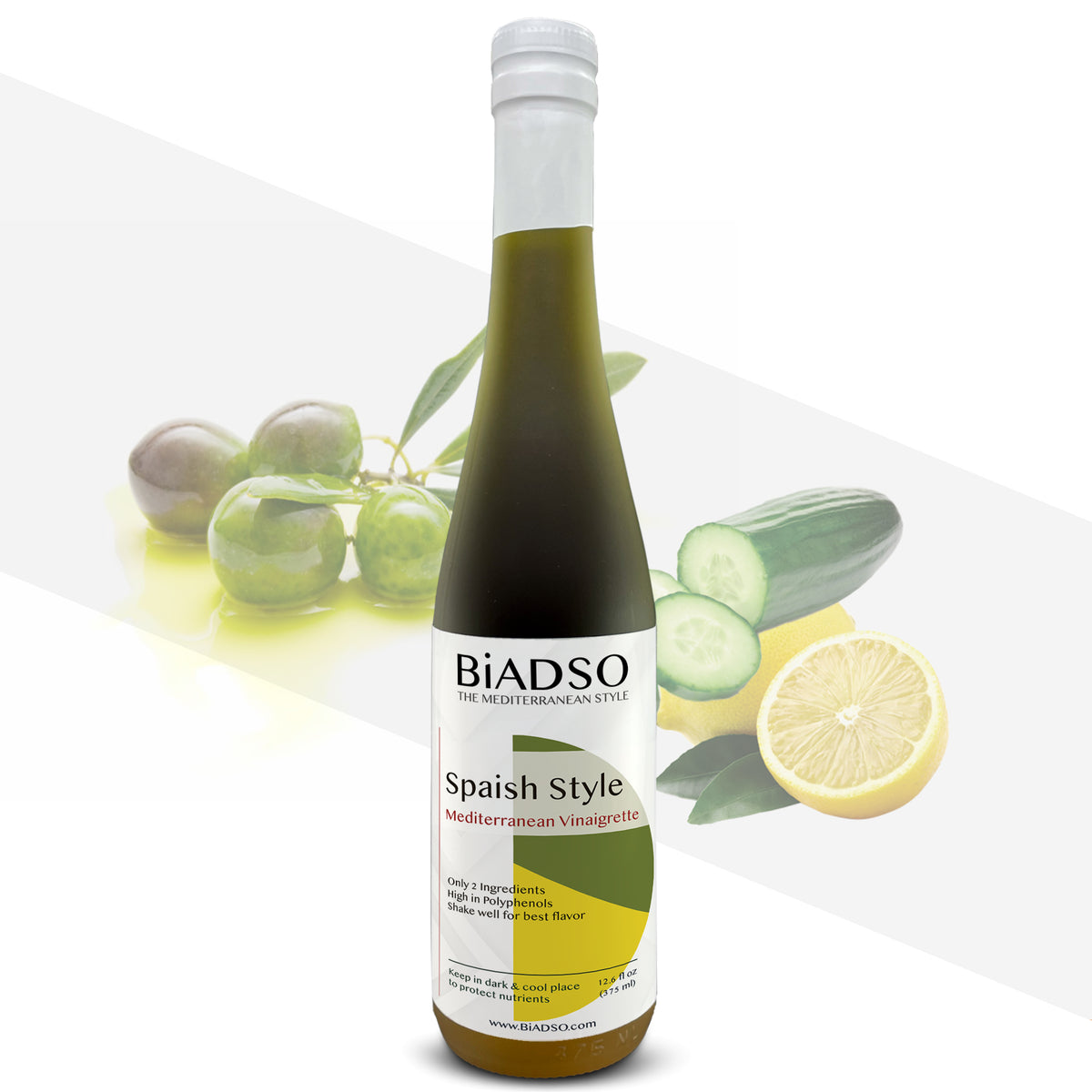 Spanish Style Mediterranean Vinaigrette High Polyphenols