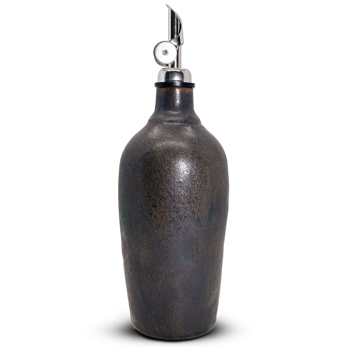 Handmade Olive Oil Cruet Gunstock Black Olive Oil Co.