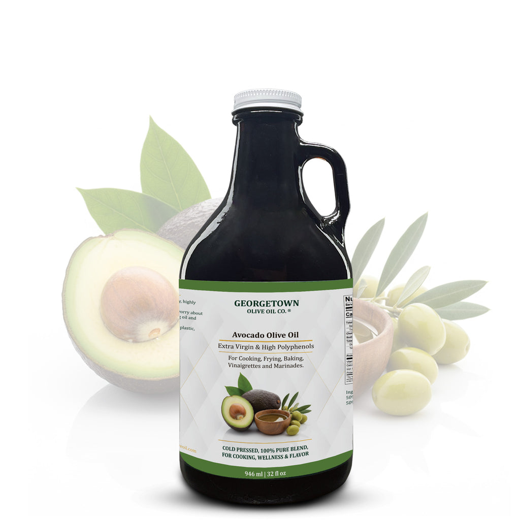 Avocado Olive Oil Blend | Extra Virgin & High Polyphenols Georgetown Olive Oil Co.