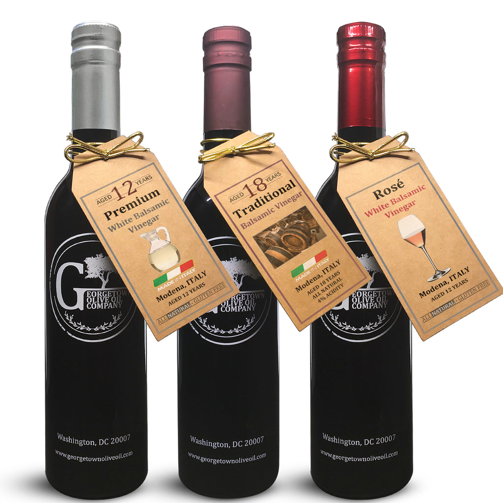 Balsamic Vinegar TRIO | Barrel Aged Italian Georgetown Olive Oil Co.