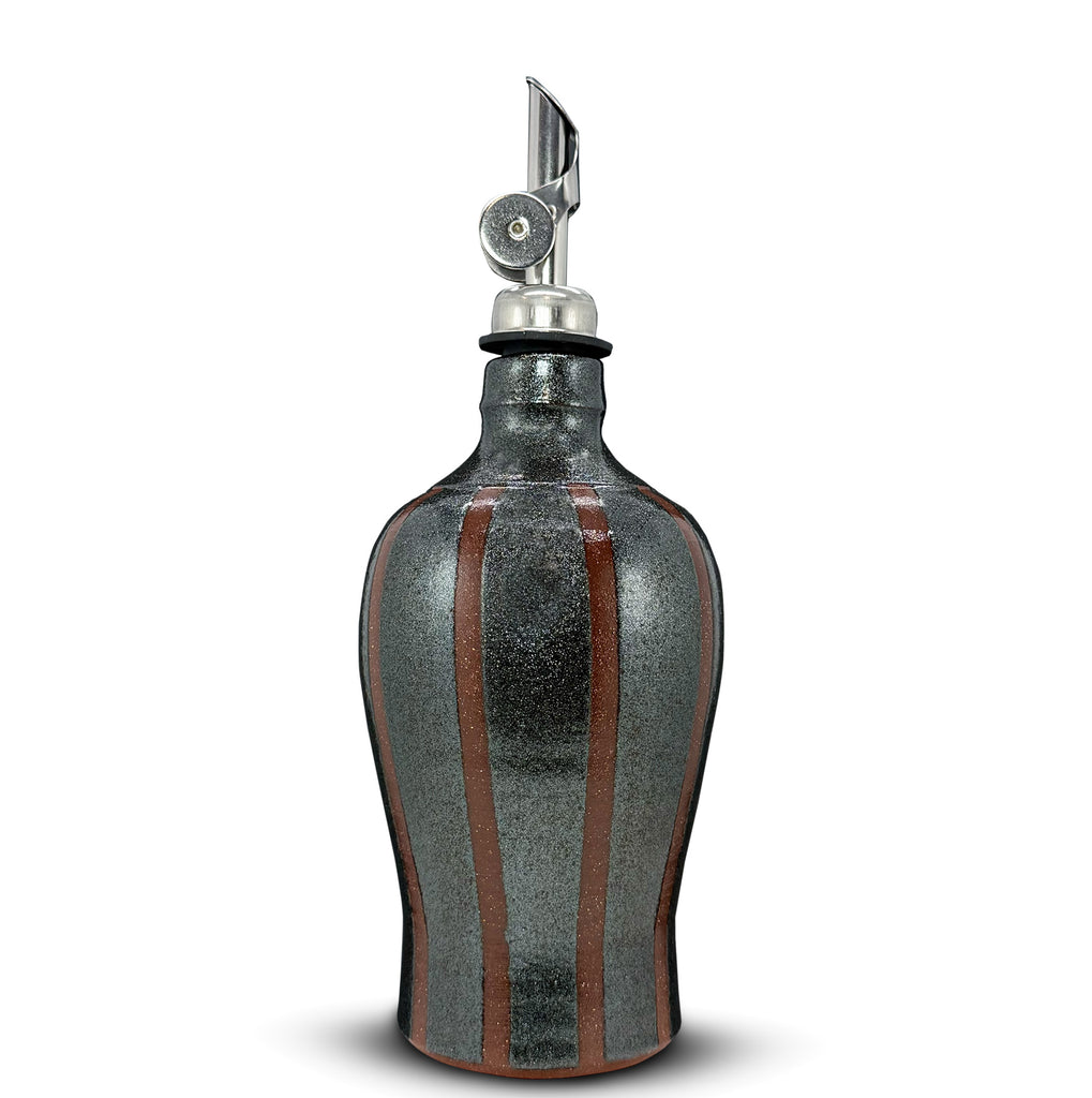 Handmade Olive Oil Cruet – Obsidian Clay Georgetown Olive Oil Co.