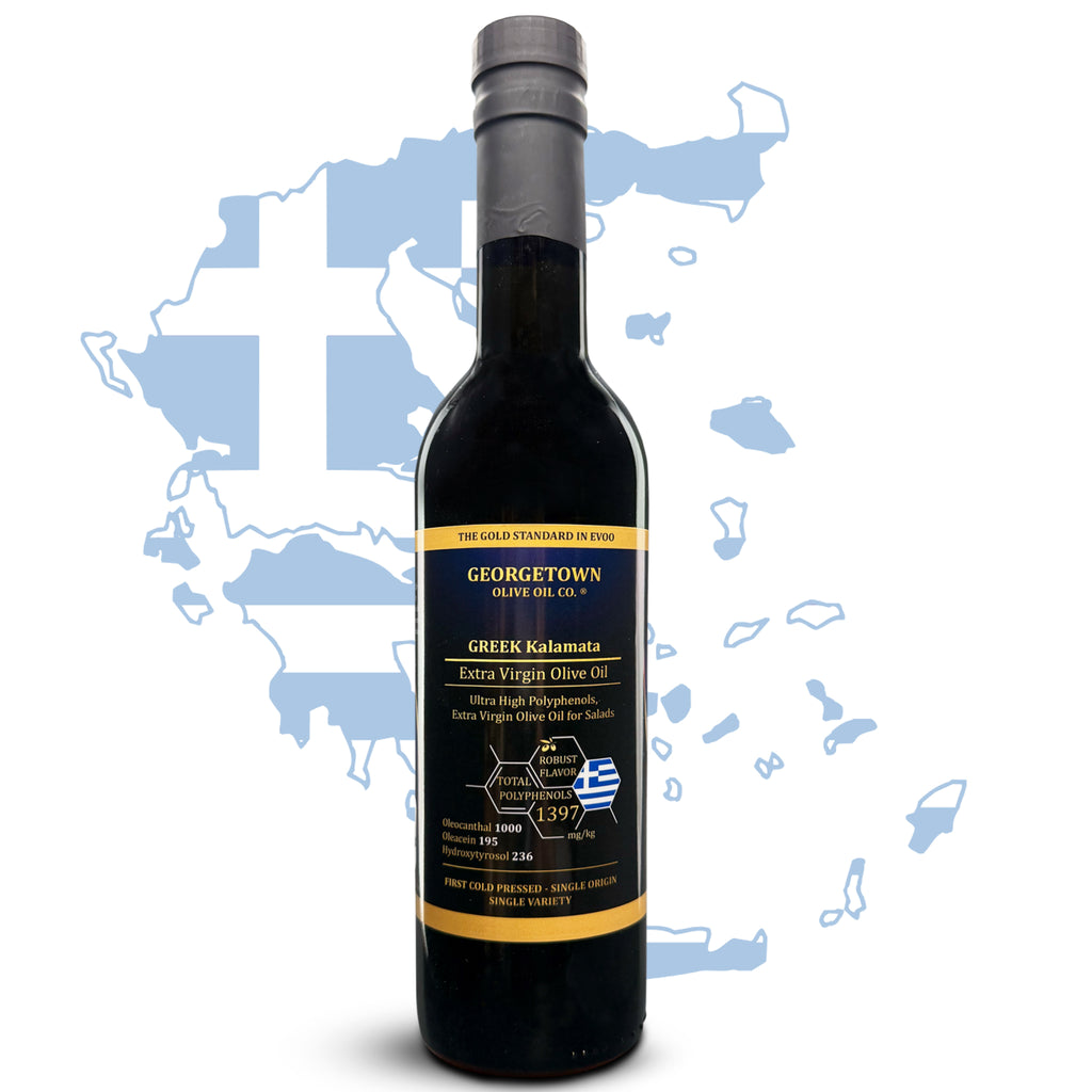 Greek Kalamata Extra Virgin Olive Oil | Ultra High Polyphenols