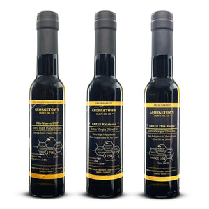 3 Bottle Set | Ultra High Polyphenols Greek Extra Virgin Olive Oil Georgetown Olive Oil Co.