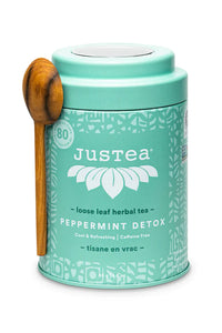 African Tea - JusTea Peppermint Detox Loose Leaf Tea Georgetown Olive Oil Co