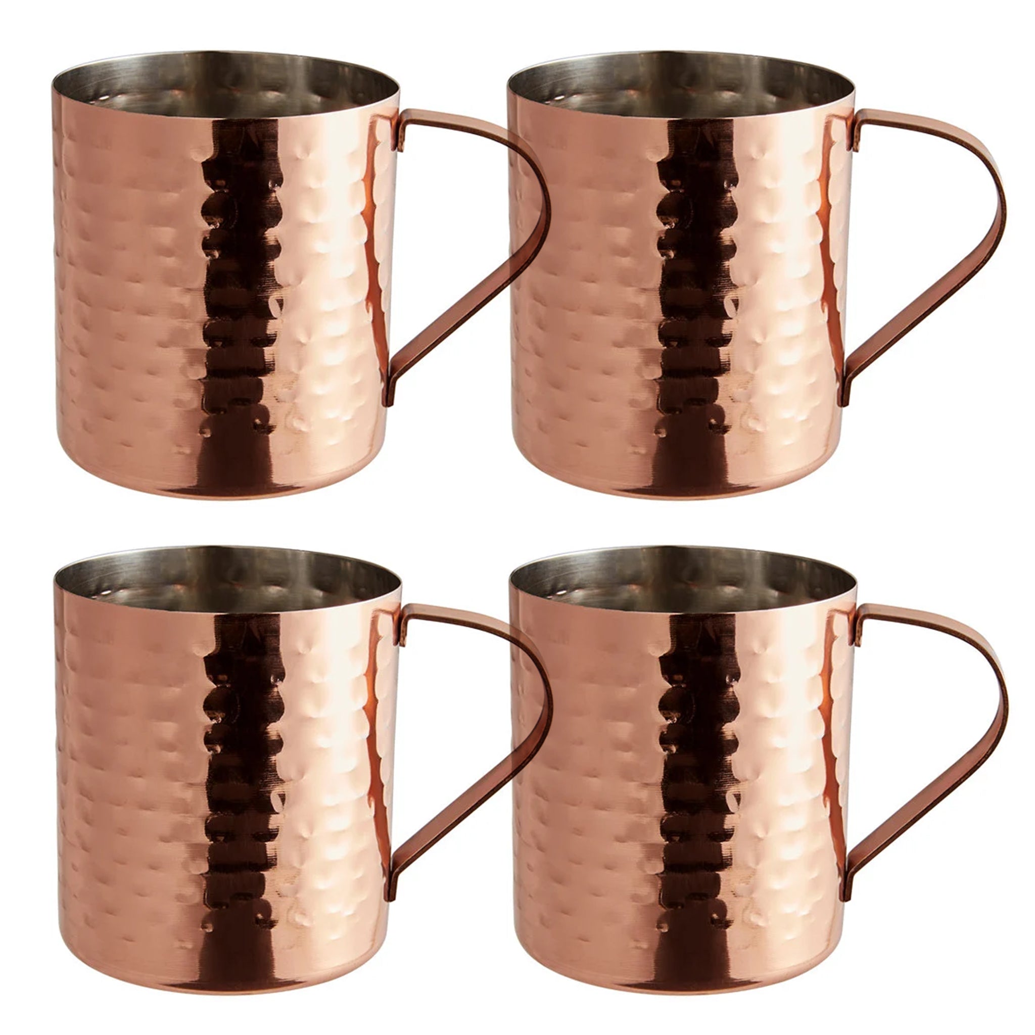Copper Moscow Mule Mug - Straight Sided Hammered 14 oz Georgetown Olive Oil Co.