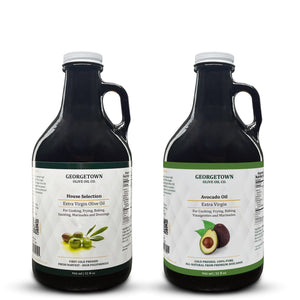 Avocado Oil and Olive Oil, Extra Virgin, 32oz - 2 pack Georgetown Olive Oil Co.