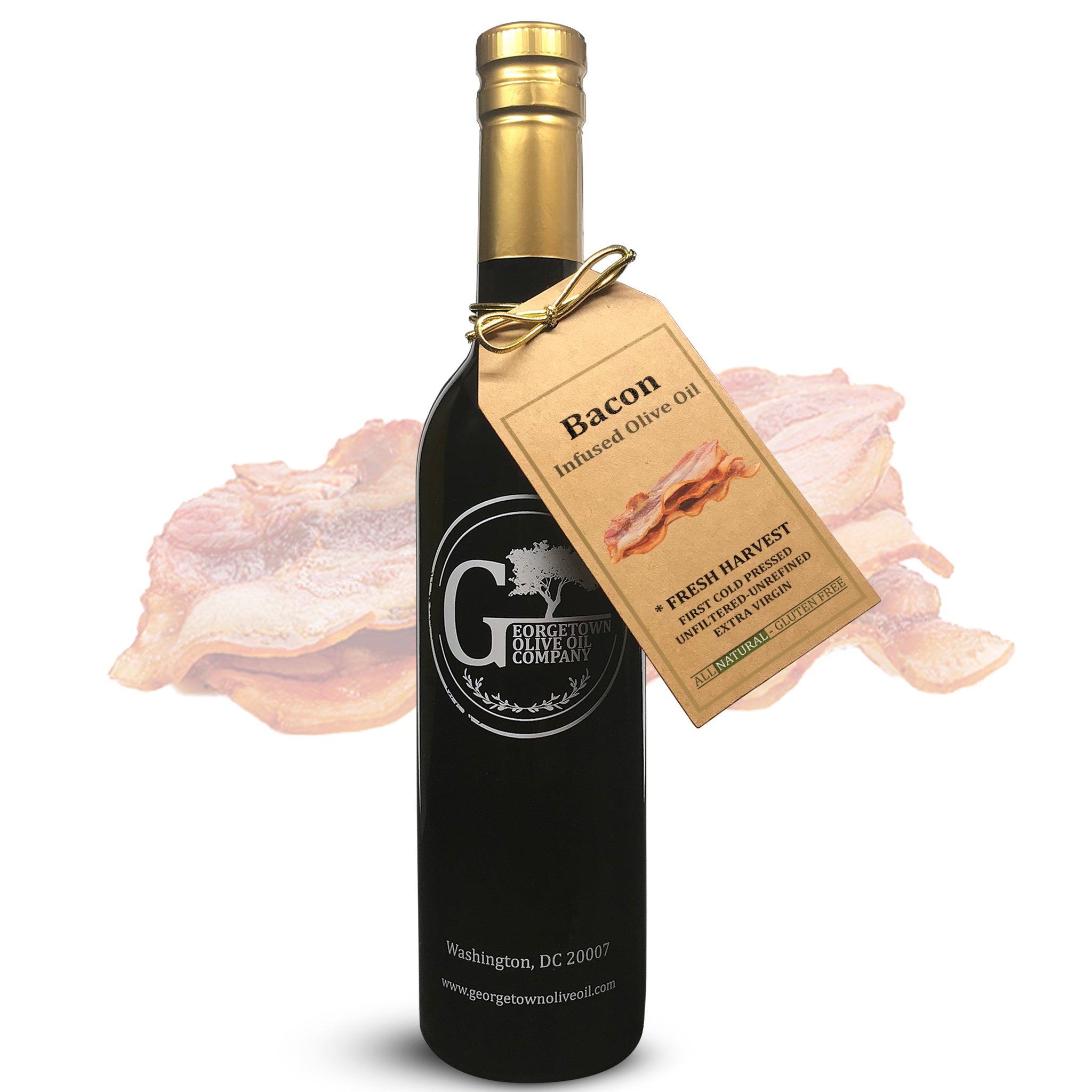 Bacon Infused Olive Oil | Georgetown Olive Oil Co. Small - 200ml (6.7oz) Bacon Infused Olive Oil | Georgetown Olive Oil Co. Small - 200ml (6.7oz)