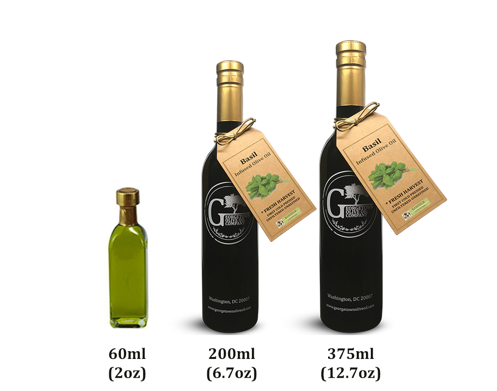 BASIL Infused | High Polyphenols Extra Virgin Olive Oil Georgetown Olive Oil Co.