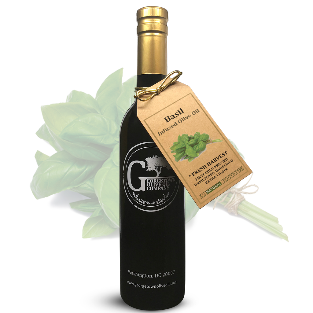 BASIL Infused | High Polyphenols Extra Virgin Olive Oil Georgetown Olive Oil Co.