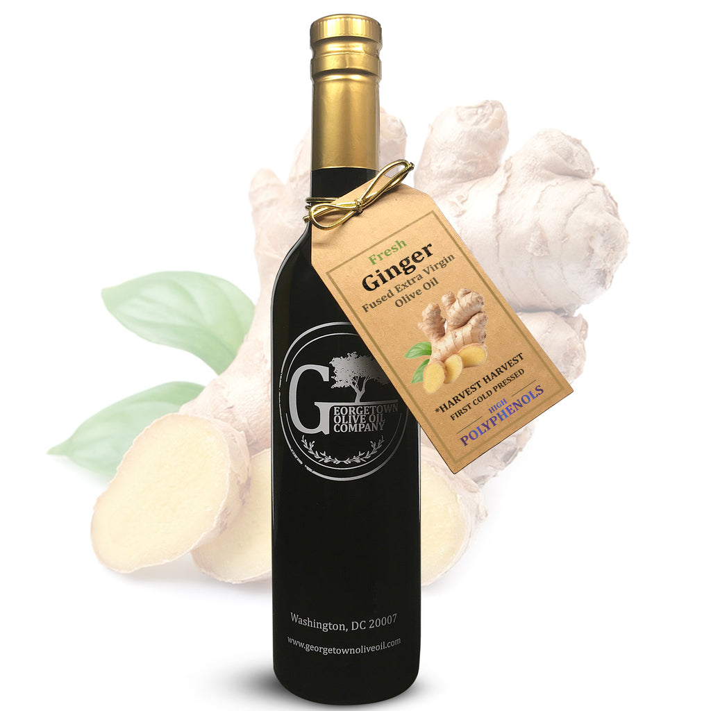 GINGER Infused | High Polyphenols Extra Virgin Olive Oil Georgetown Olive Oil Co.