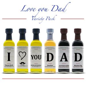Love You Dad Oil and Vinegar Variety Pack Georgetown Olive Oil