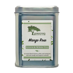 Mango Rose Green and White Tea Loose Leaf Georgetown Olive Oil