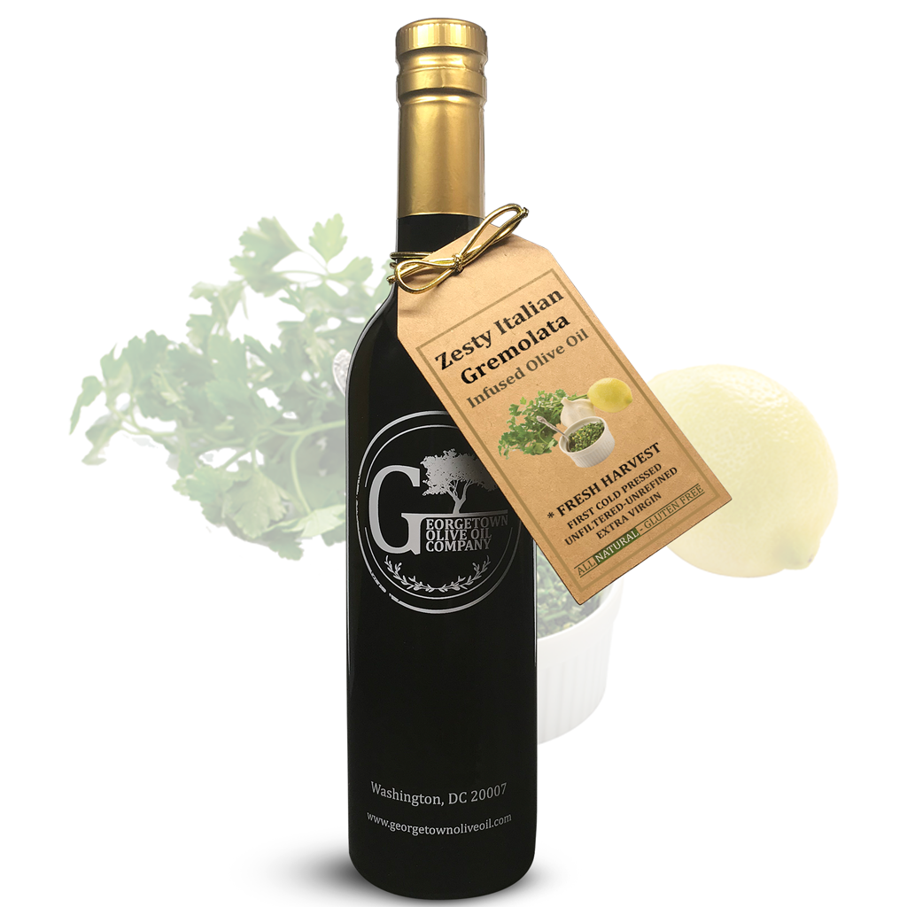 ZESTY ITALIAN GREMOLATA | High Polyphenols Extra Virgin Olive Oil Georgetown Olive Oil Co.