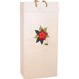 Olive Oil Gift Bags - Red Flower - Georgetown Olive Oil Co.