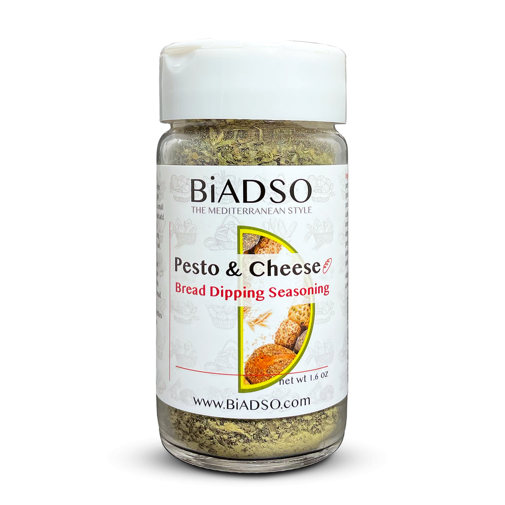 Pesto and Cheese Bread Dipping Blend