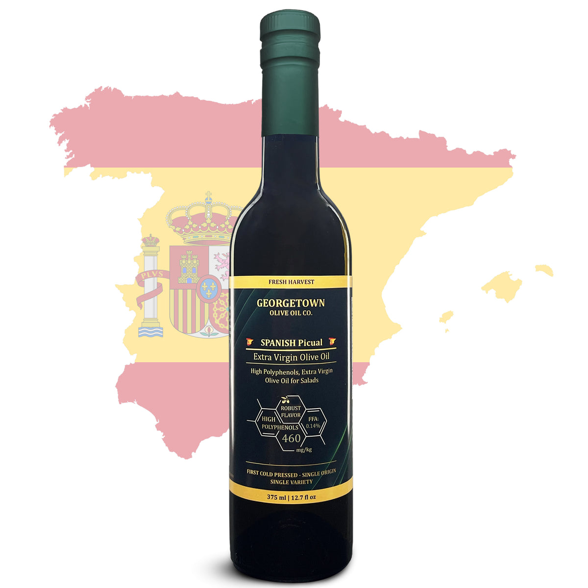 Regios Extra Virgin Olive Oil - Spanish Family Farm, Low Acidity, Rich...