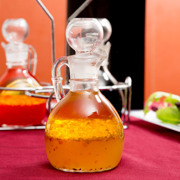 Vinaigrette Glass Cruet salad dressing bottle georgetown olive oil co