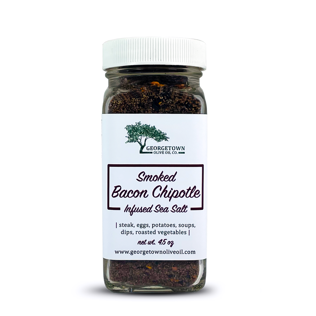 Smoked Bacon Chipotle Sea Salt - Georgetown Olive Oil Co.