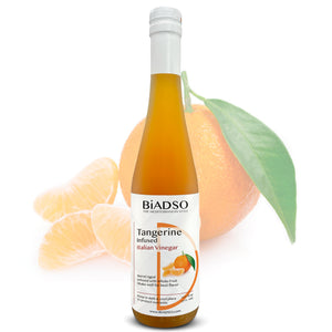 Tangerine Infused Whole Fruit Italian Vinegar - BiADSO