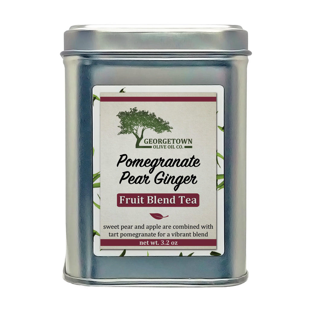 Pomegranate Pear Ginger Fruit Tea - Georgetown Olive Oil Co.