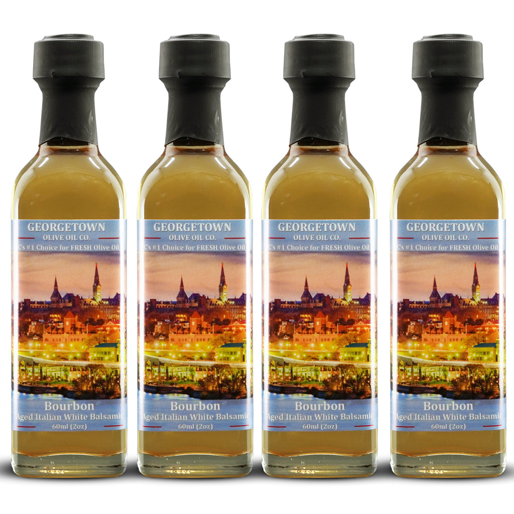 Washington DC Mini Gift Bottles - Bourbon Balsamic Vinegar Georgetown Olive Oil Co.