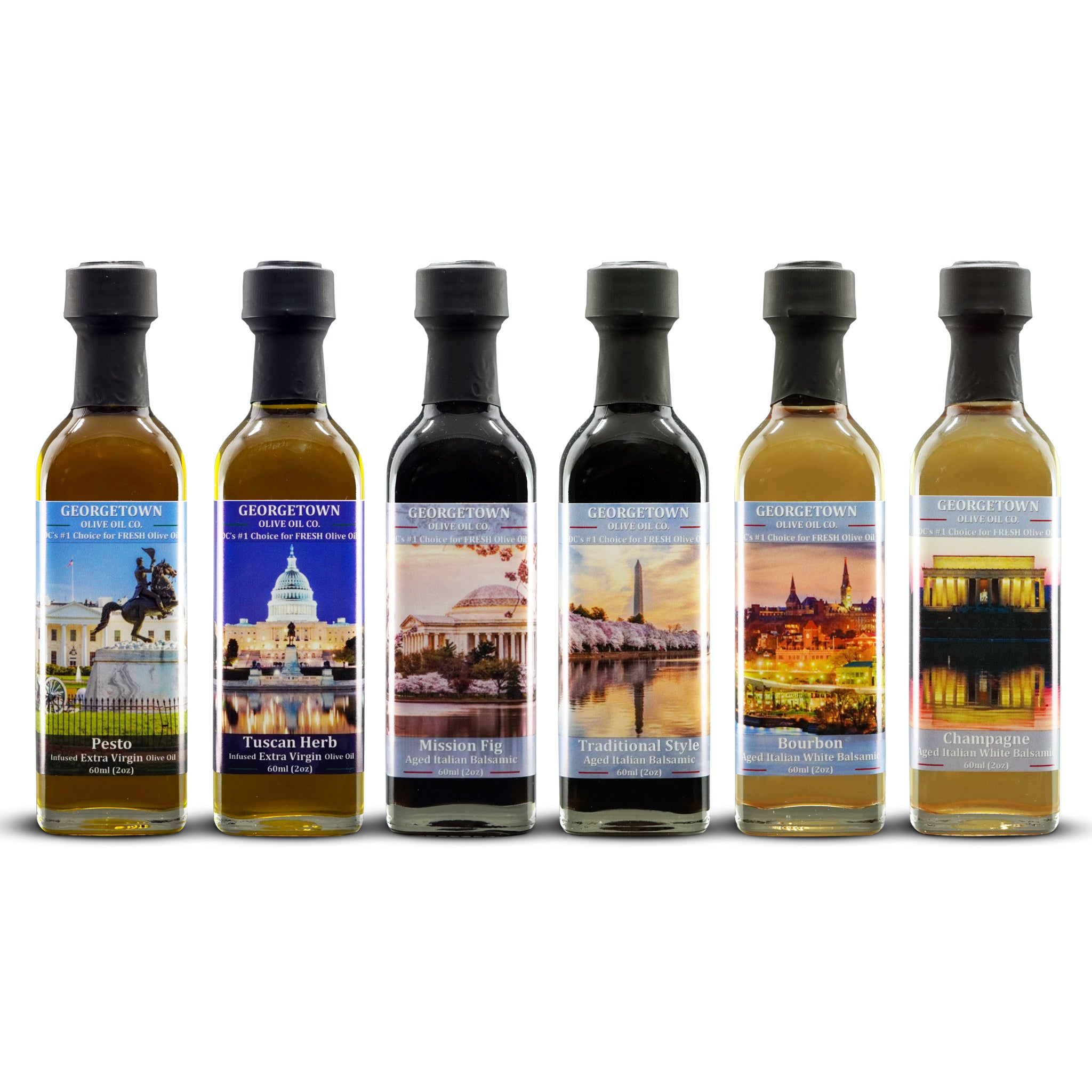 Washington DC Oil and Vinegar Variety Gift Pack Georgetown Olive Oil Co