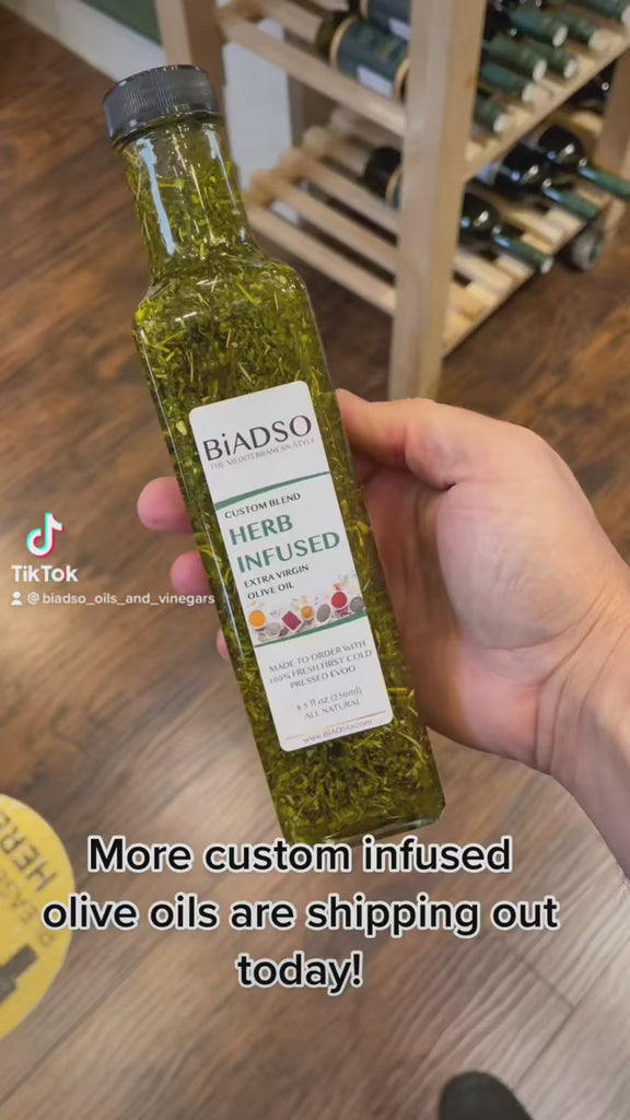 Whole Herb Infused Extra Virgin Olive Oil | BiADSO